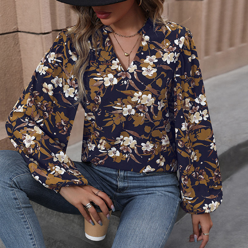 Blomsterinspireret Bluse til Den Stilbevidste Kvinde