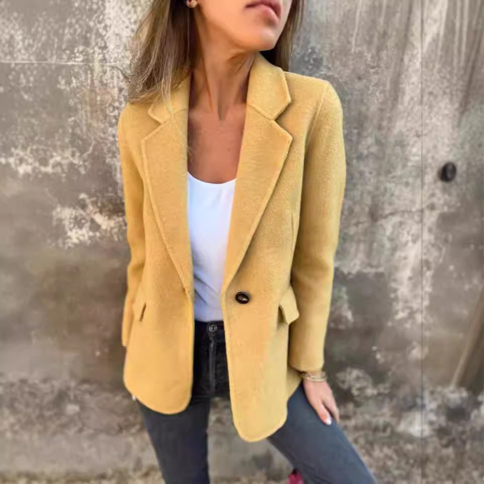 Chic kavaj för dam i lyxig fleece