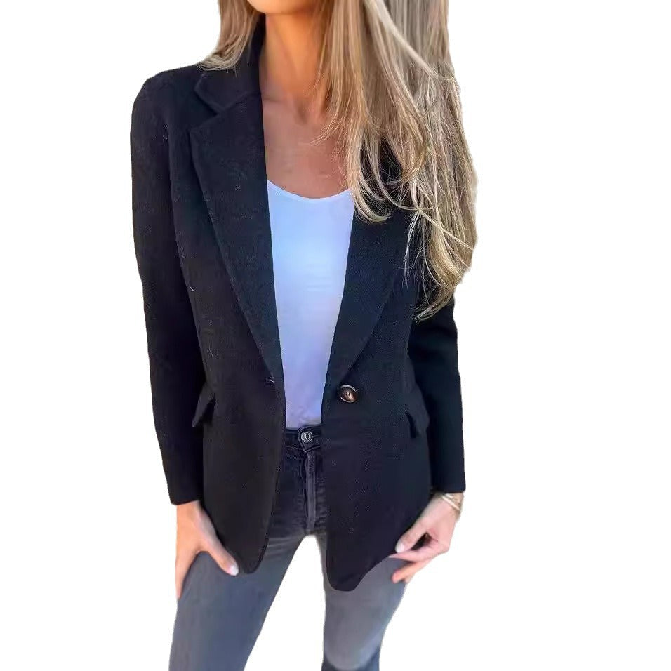 Chic kavaj för dam i lyxig fleece