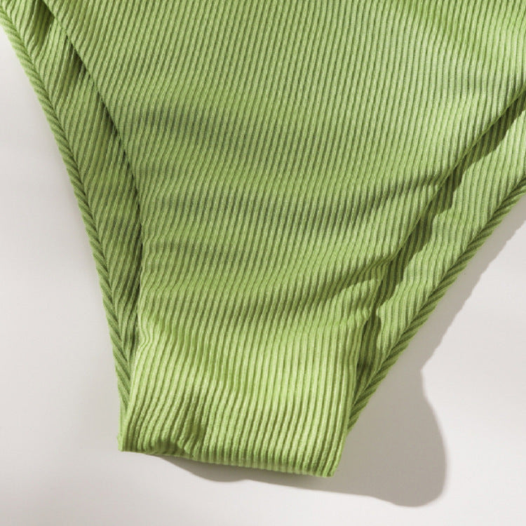Snygg Bandeau-Bikini med Justerbart Wrap-Detalj