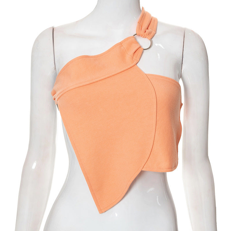 Asymmetrisk Top med Elegant Detalj