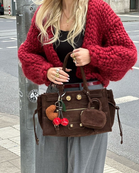 Feminine Chunky Stickad Tröja från StyleAura