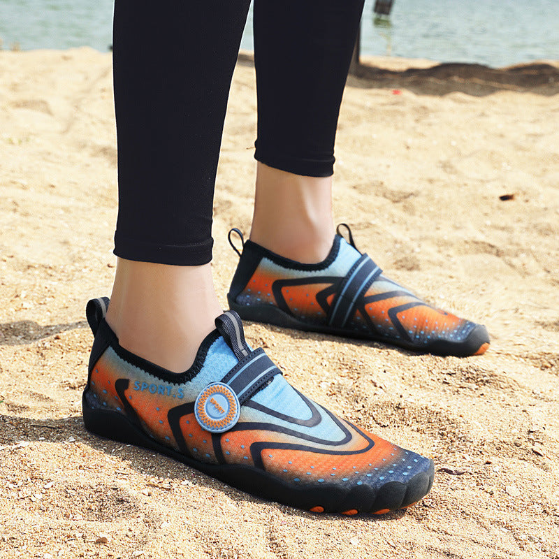 Vattensport Sneakers med Snabbsnörning och Greppvänlig Sula