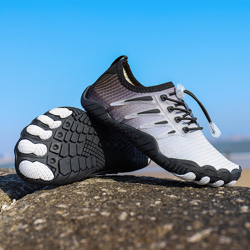 Damer Vattensport Sneakers med Flexibelt Snörsystem och Greppvänlig Sula