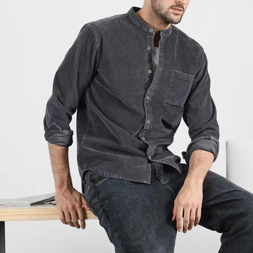 Modern manchesterjacka för damer med elegant krage och ficka