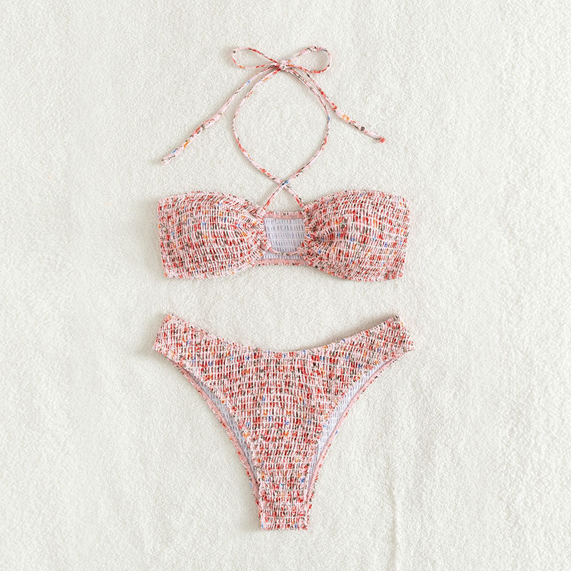 Elegant Bandeau-Bikini Set för Trendiga Dagar