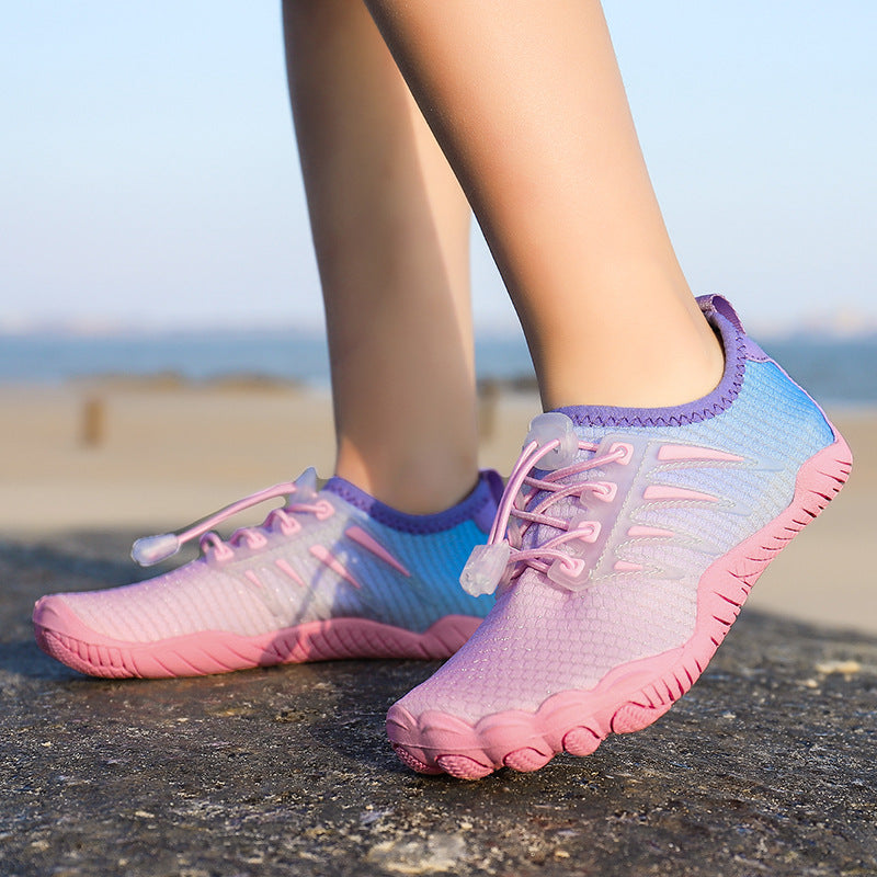 Damer Vattensport Sneakers med Flexibelt Snörsystem och Greppvänlig Sula