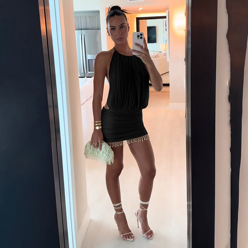 Elegant ärmlöst Minikjol med Finess och Glamour