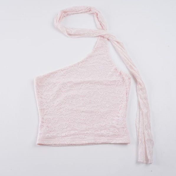 Asymmetrisk Top med Stilrent Halsband