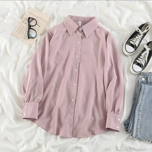 Stilren Blus med Fylliga Ärmar för Kvinnor