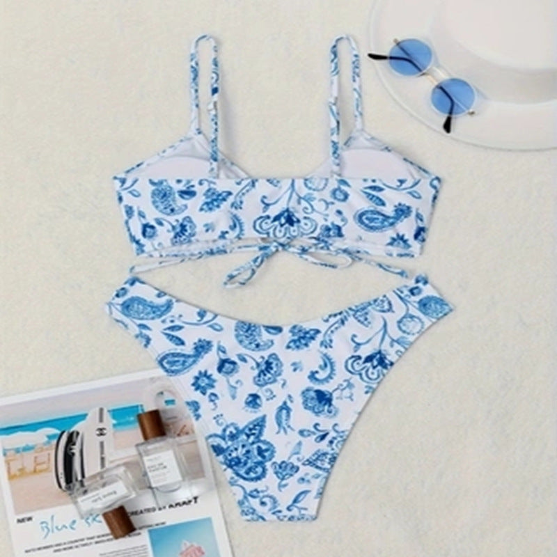 Blomstrande Bikini-Set för Stiliga Stunder