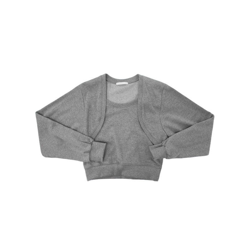 Moderne cropped Sweatjacke til kvinder fra TrendLounge