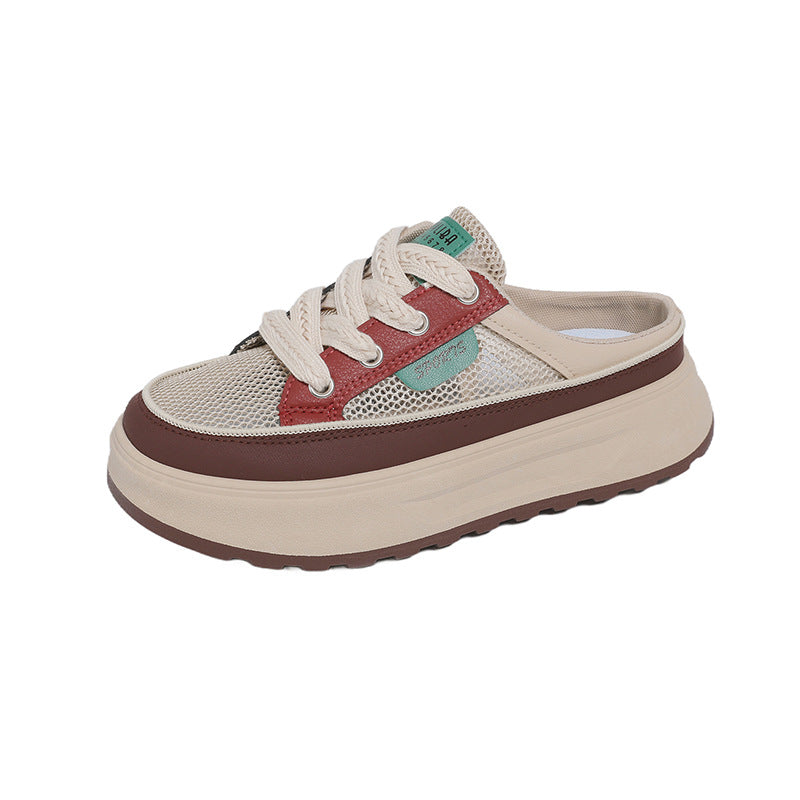 Stilrena Sneakers för Damer med Andningsbar Mesh och Greppvänlig Sula