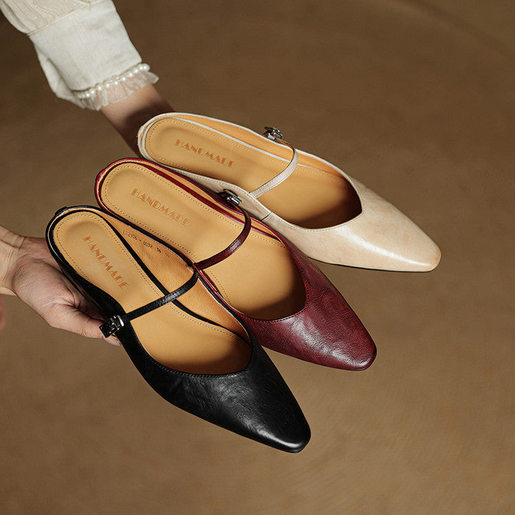 Soleil | Eleganta Slip-On Mules för Sommarglans