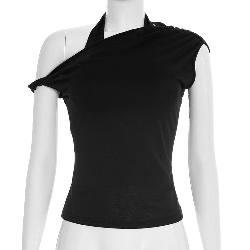 Asymmetrisk Top för Kvinnor med Elegant Design