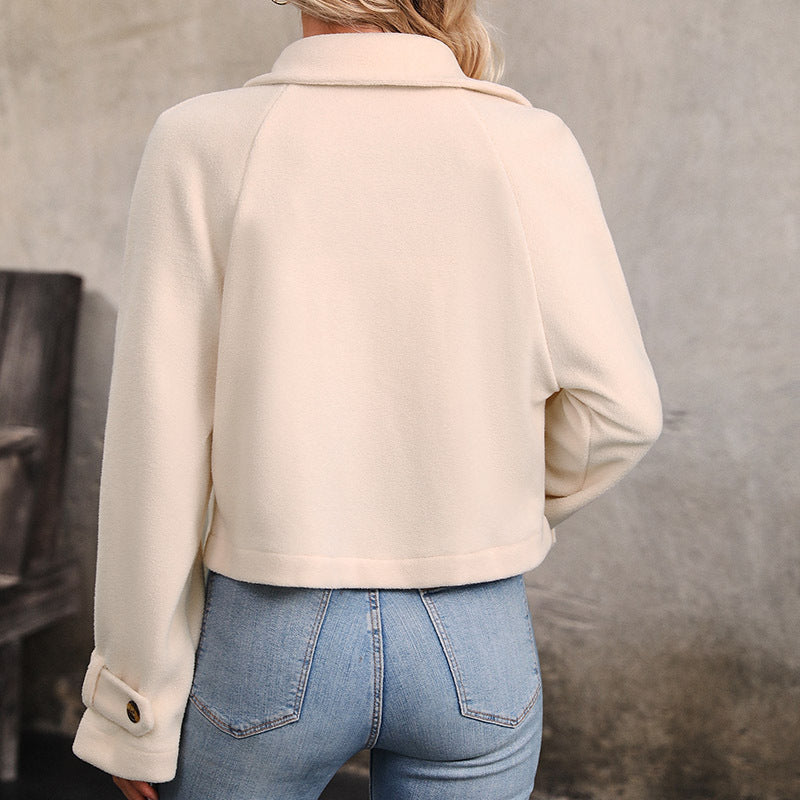Elegant cropped Blazerjakke til kvinder med klassisk stil