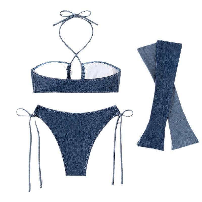Sofistikerad Bandeau-Bikini för Modemedvetna Kvinnor