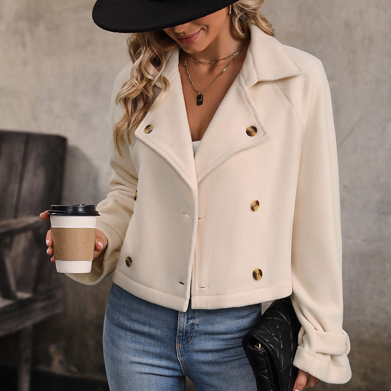 Elegant cropped Blazerjakke til kvinder med klassisk stil