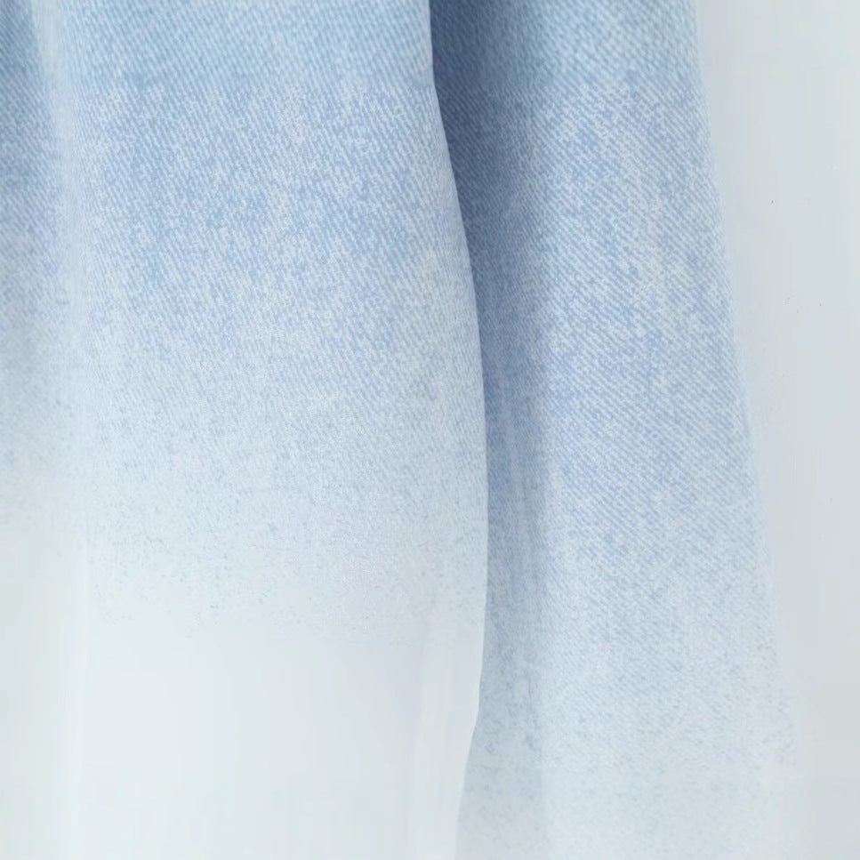 Sublim Bluse med Gradienteffekt til Den Moderne Kvinde