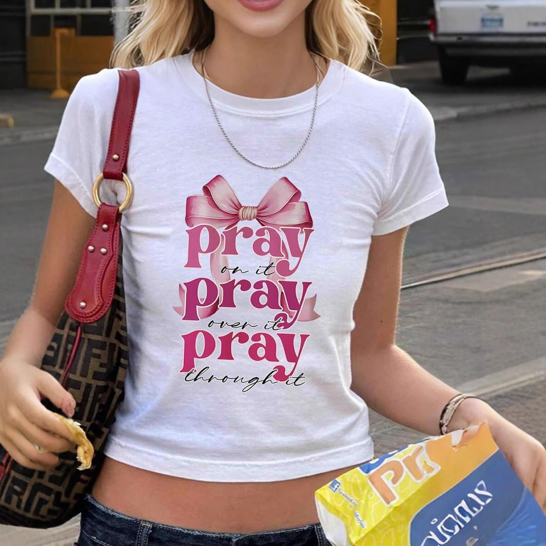 Stilrent ärmlöst T-shirt med inspirerande budskap och lekfull design