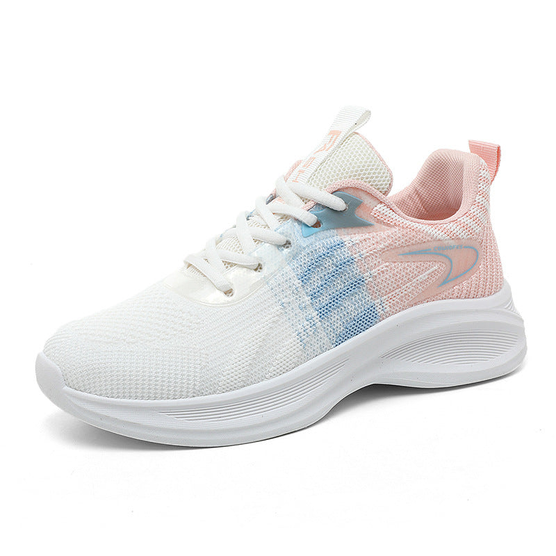 Urbana Sneakers för Kvinnor med Andningsbar Mesh och Stötdämpande Sula