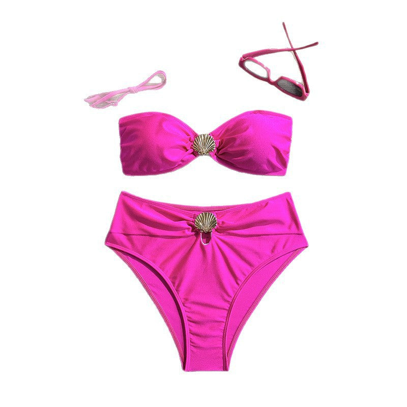 Eleganta Bikini-Set för Kvinna med Skulpterande Detaljer