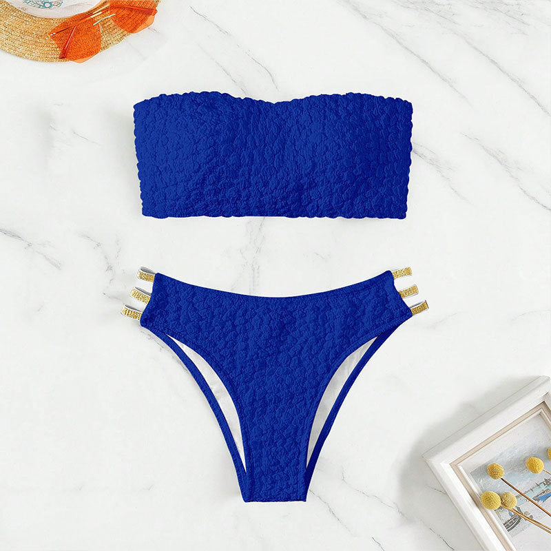 Eleganta Bandeau-Bikini för den stilmedvetna kvinnan