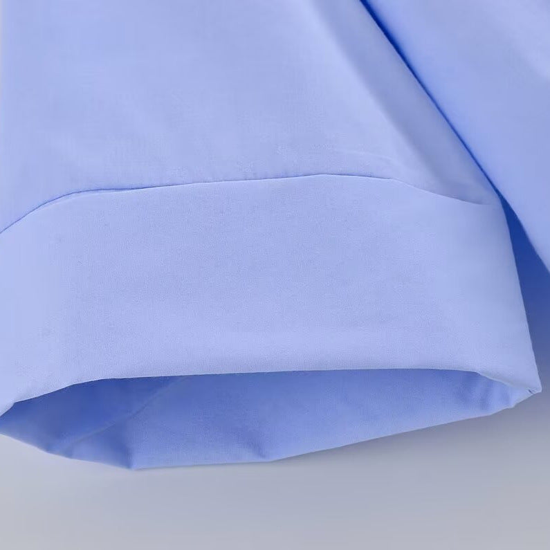 Elegant Bluse med Løs Silhuet og Chic Ærmer