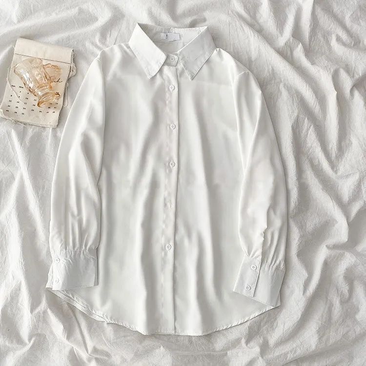 Stilren Blus med Fylliga Ärmar för Kvinnor