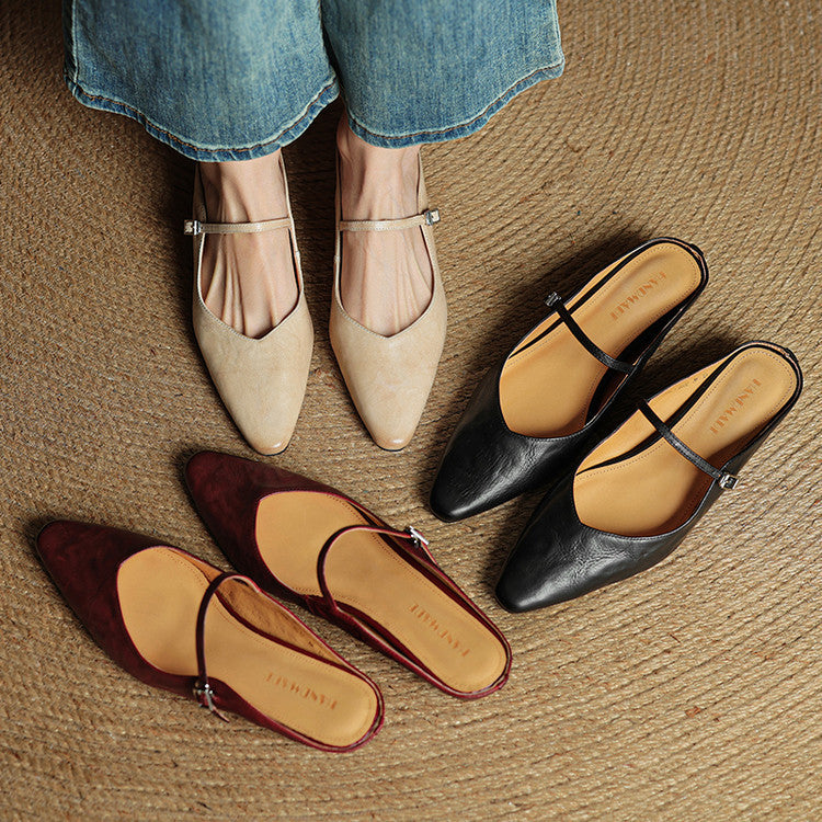 Soleil | Eleganta Slip-On Mules för Sommarglans