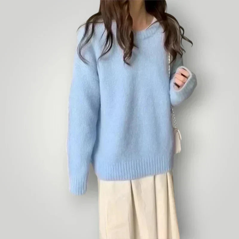 Barbil damestrikpullover – varmere strikpullover med behagelig pasform