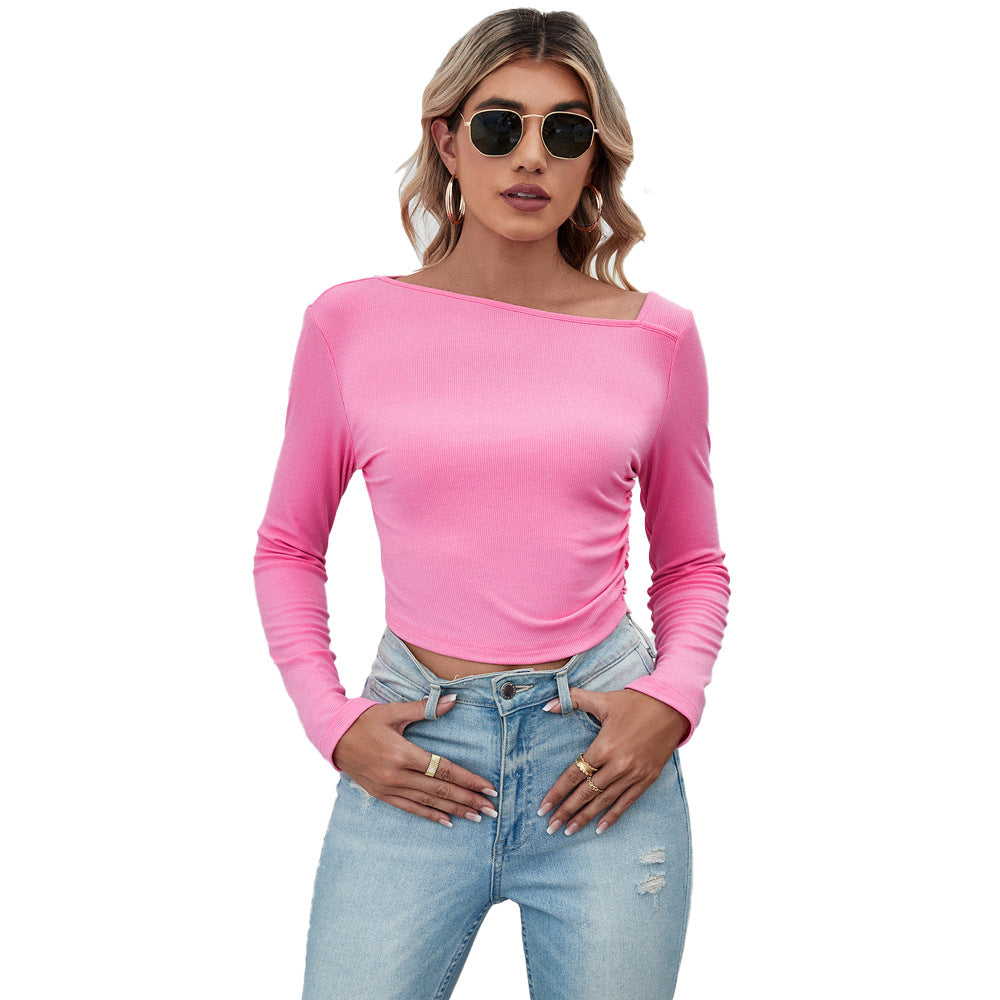 Feminint crop-top med eleganta detaljer och smickrande snitt