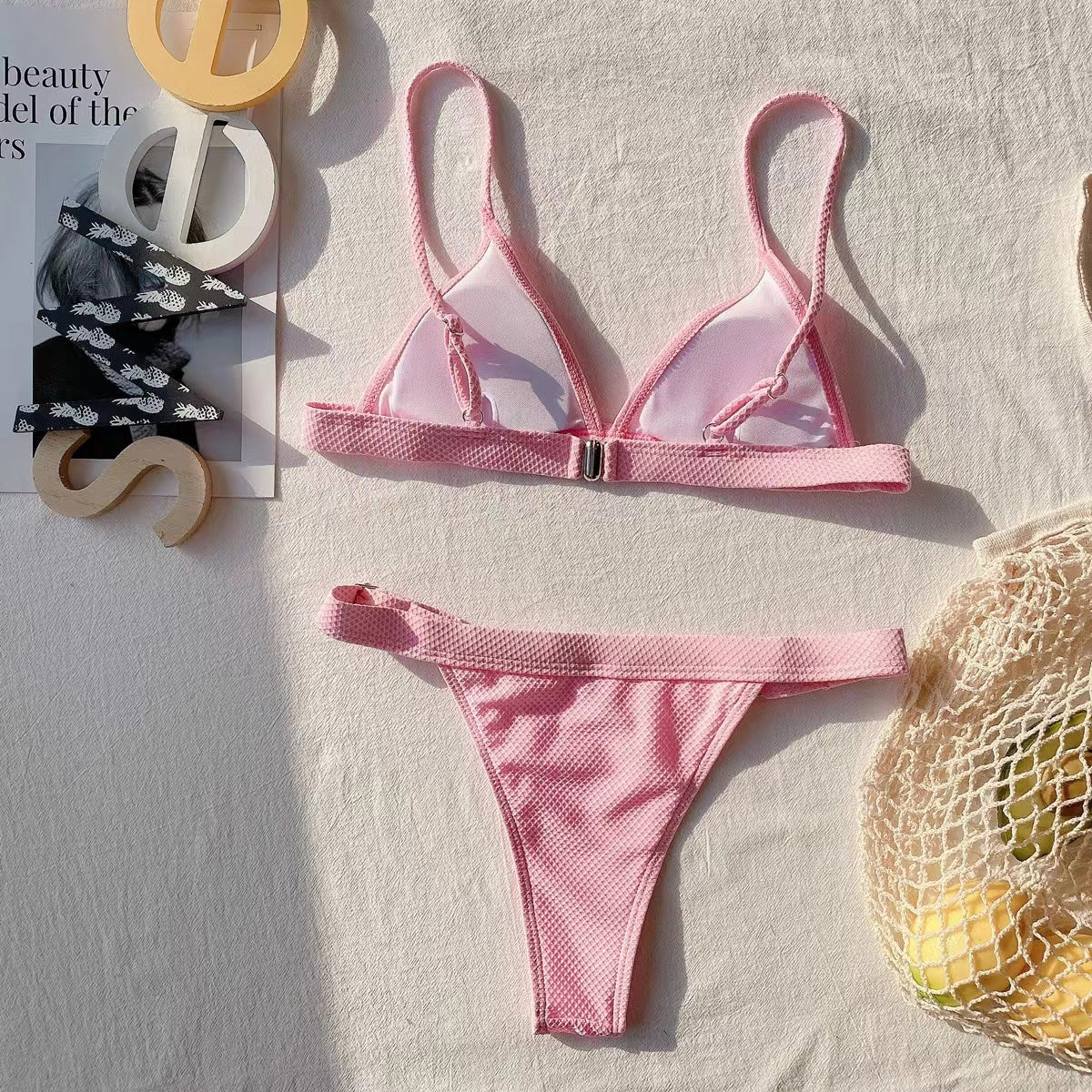 Feminint Badmode Set - Soliga Stunder