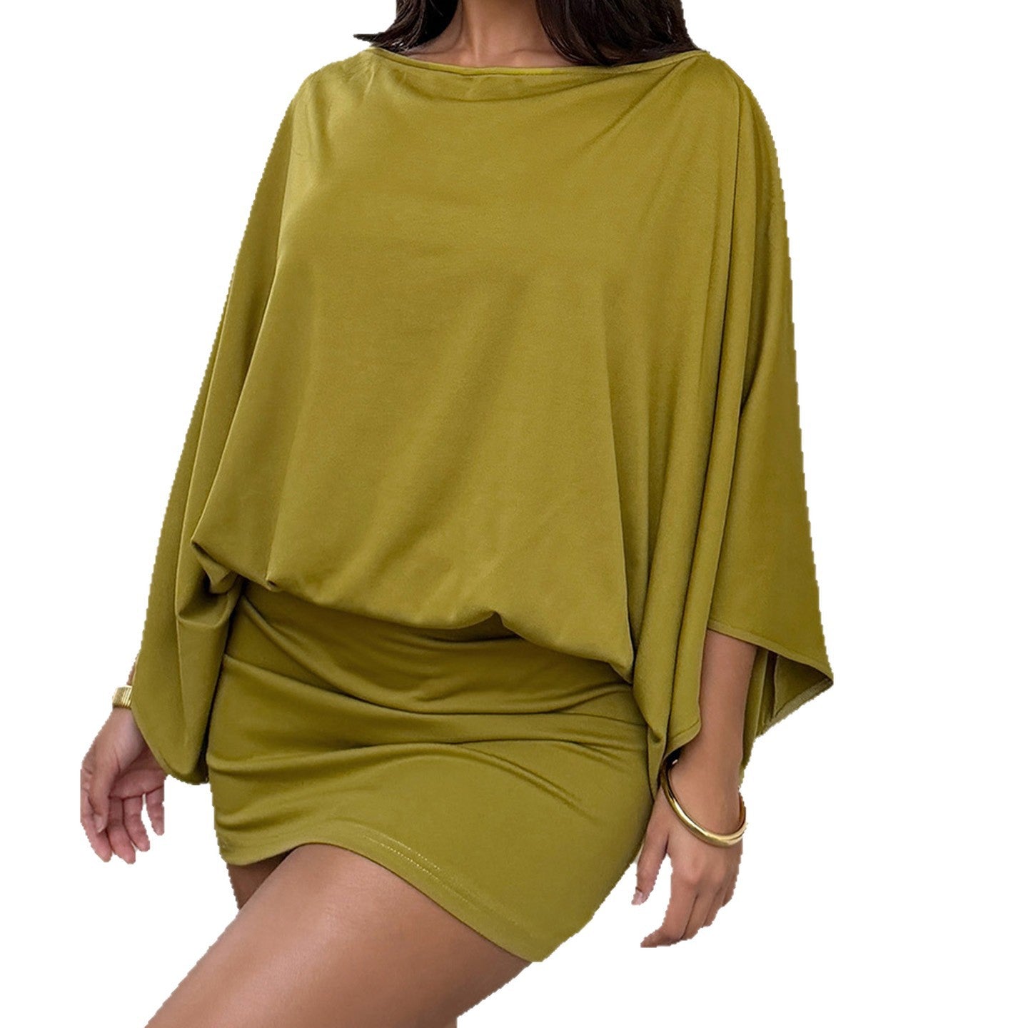 Asymmetrisk Tunika med Fina Draperingar