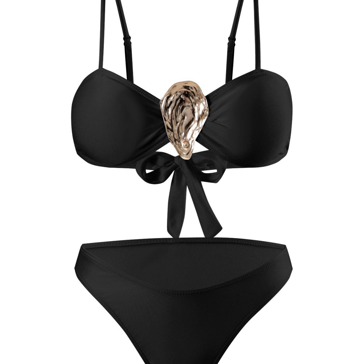 Stilfullt Bikiniset med Trendig Wrapkjol