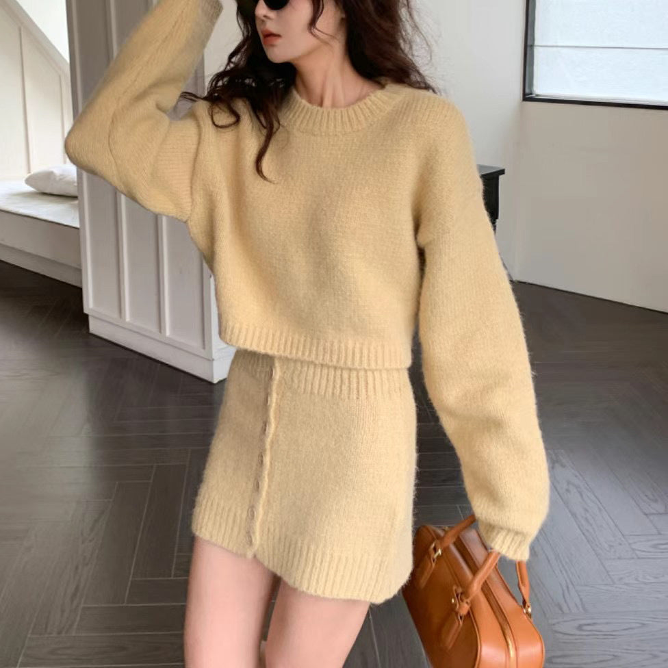Chic cropped strikoutfit med høj talje til kvinder