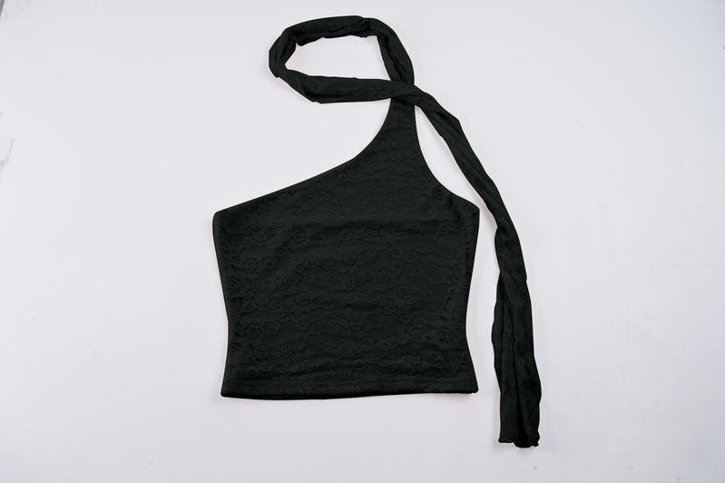 Asymmetrisk Top med Stilrent Halsband