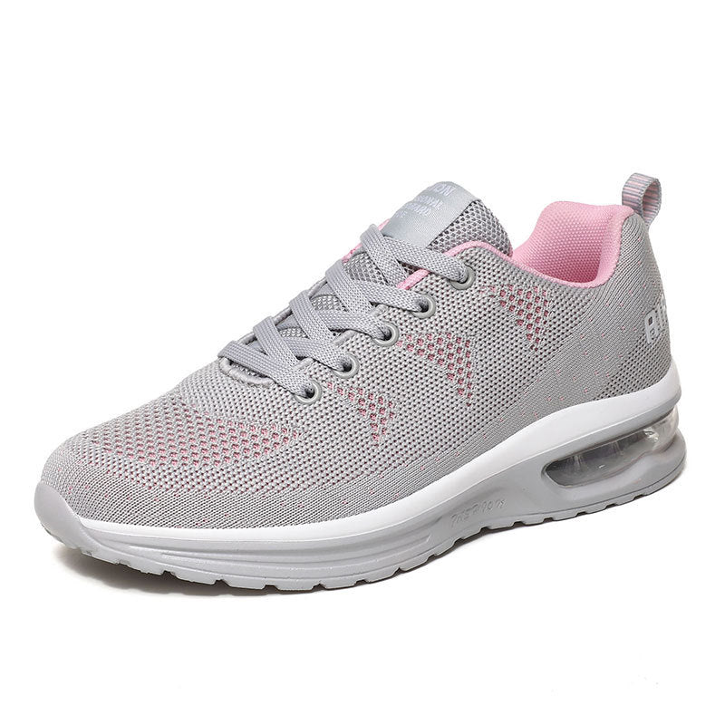 Kvinnors Lättviktssneakers med Luftdämpning och Greppvänlig Sula