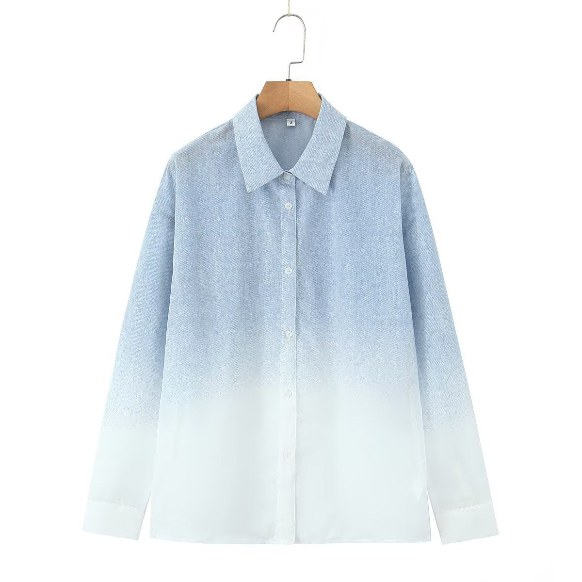 Sublim Bluse med Gradienteffekt til Den Moderne Kvinde