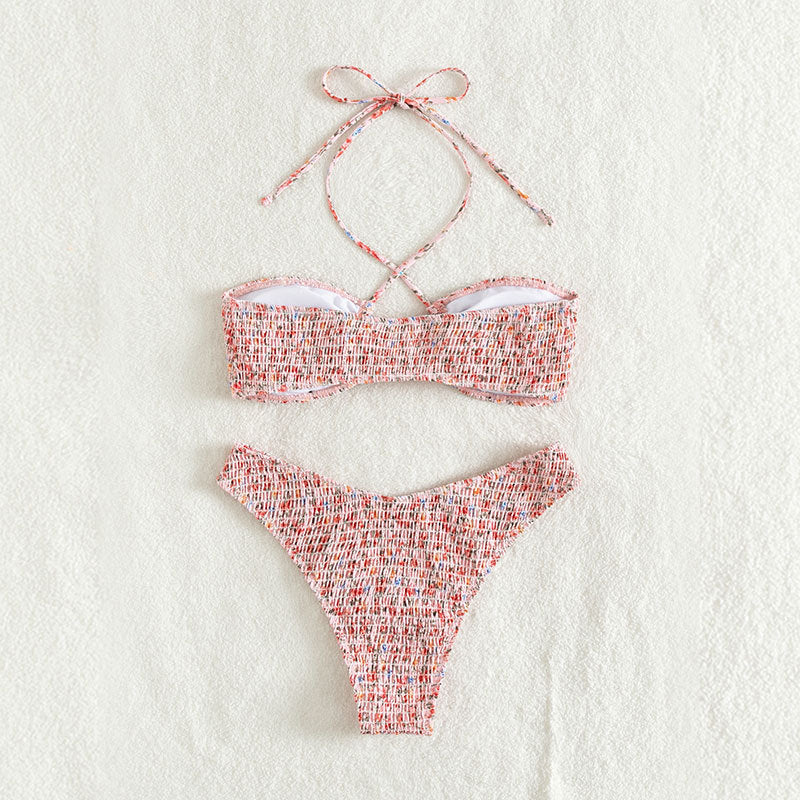 Elegant Bandeau-Bikini Set för Trendiga Dagar
