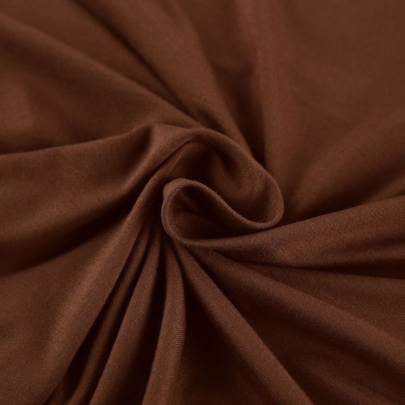 Asymmetrisk Topp med Elegant Drapering