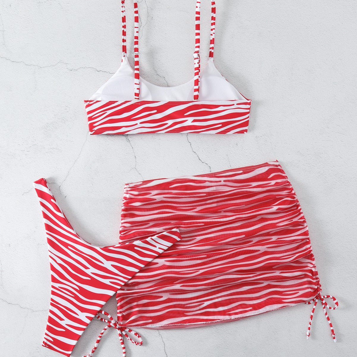 Sofistikerat Bikini Set med Lekfull Kjol