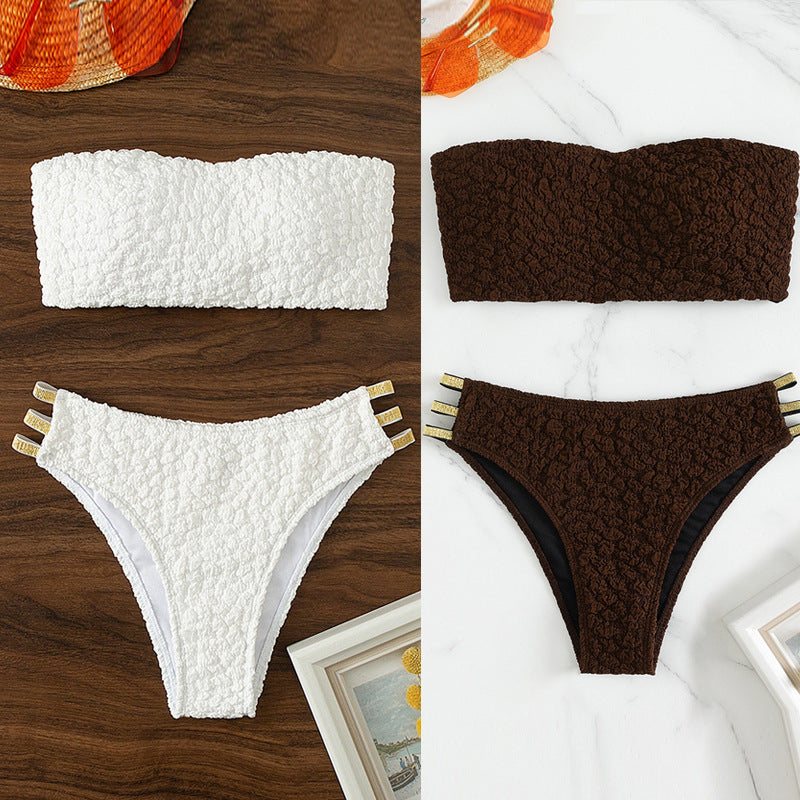 Eleganta Bandeau-Bikini för den stilmedvetna kvinnan