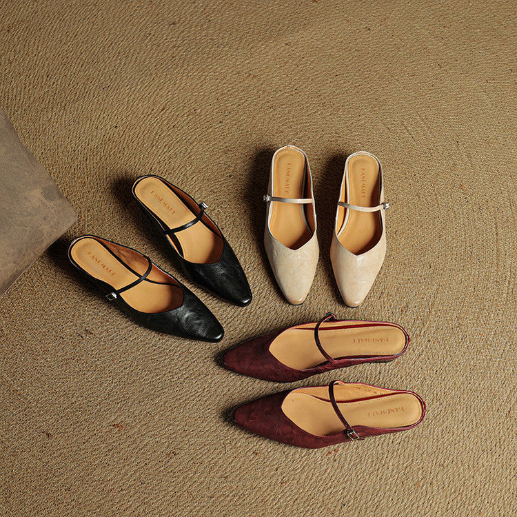 Soleil | Eleganta Slip-On Mules för Sommarglans