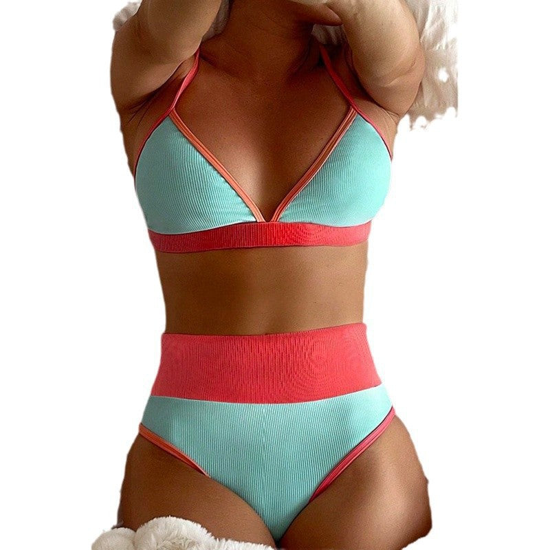 Asymmetrisk Bikini-Set för Stilmedvetna Kvinnor