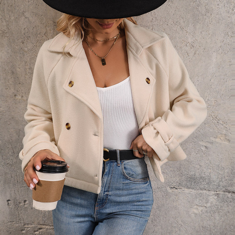 Elegant cropped Blazerjakke til kvinder med klassisk stil