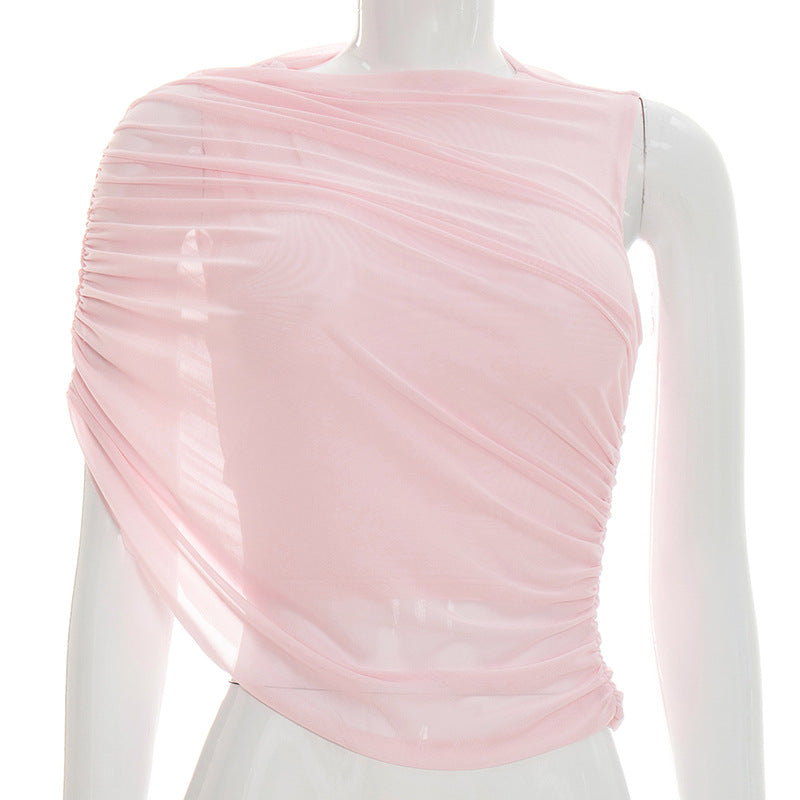 Elegant Asymmetrisk Topp för Stilmedvetna Kvinnor