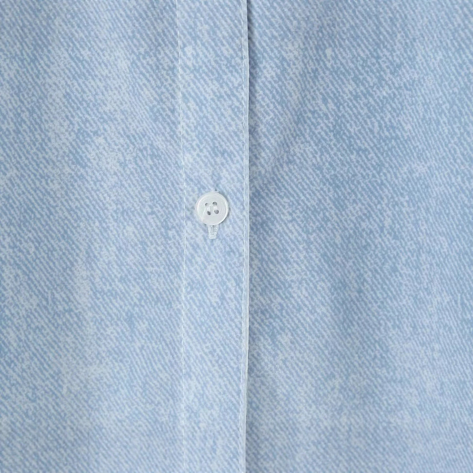 Sublim Bluse med Gradienteffekt til Den Moderne Kvinde