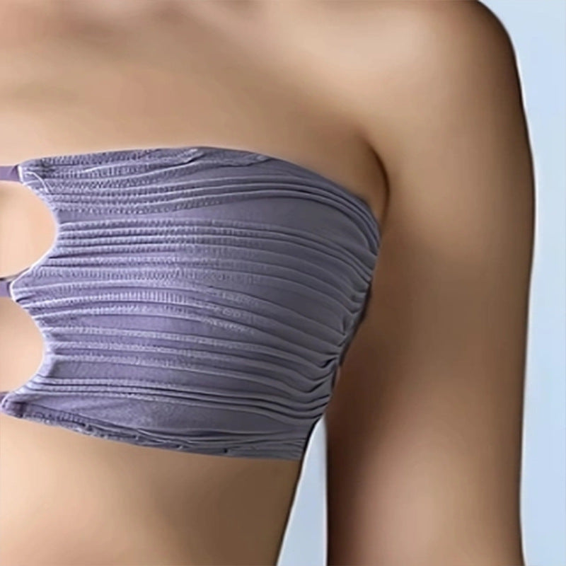 Snygg Bandeau-Bikini med Unika Detaljer för Stilmedvetna Kunder