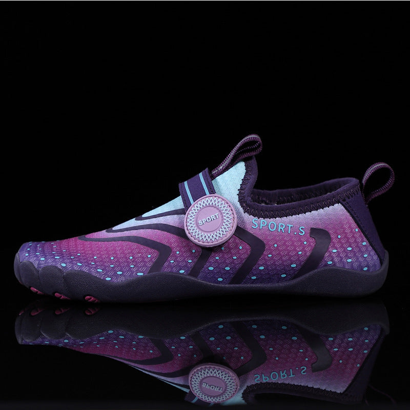 Vattensport Sneakers med Snabbsnörning och Greppvänlig Sula